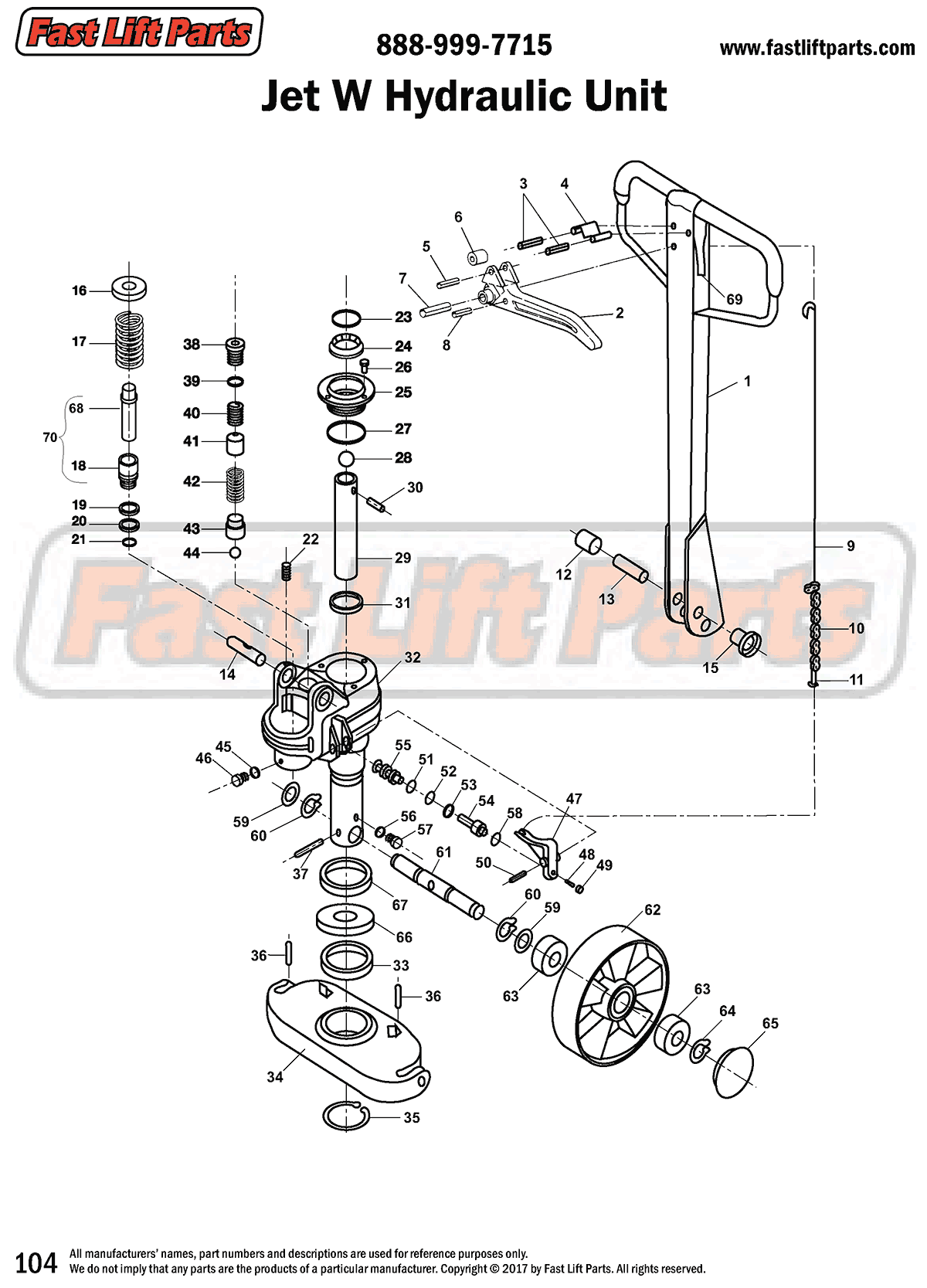 Jet W Hydraulic Unit Line Drawing